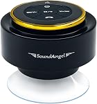XLeader, Mise à jour Pro Haut-parleur de douche, certifié IPX7 Haut-parleur Bluetooth étanche avec coupe d'aspiration, clip à crochet, micro intégré, basse Crystal Sound&Rich, jusqu'à 12H Temps de jeu, Cadeaux Idéal - SoundAngel Maté