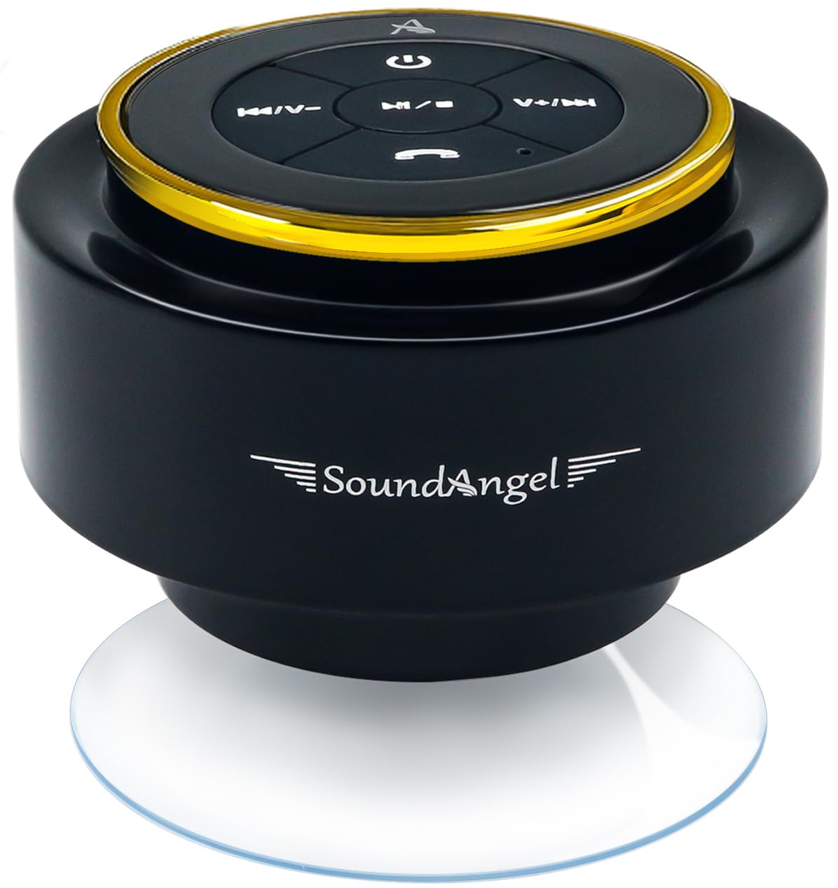 XLEADER Ulepszony głośnik prysznicowy, certyfikowany wodoodporny głośnik Bluetooth IPX7 z przyssawką i klipsem haczykowym, wbudowany mikrofon, kryształowy dźwięk i bogaty bas, czas odtwarzania do 12