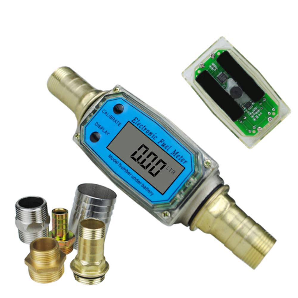 Buy Tree2018 Turbine Flow Meter, 1" Flow Water Meter 9L/min100L/min