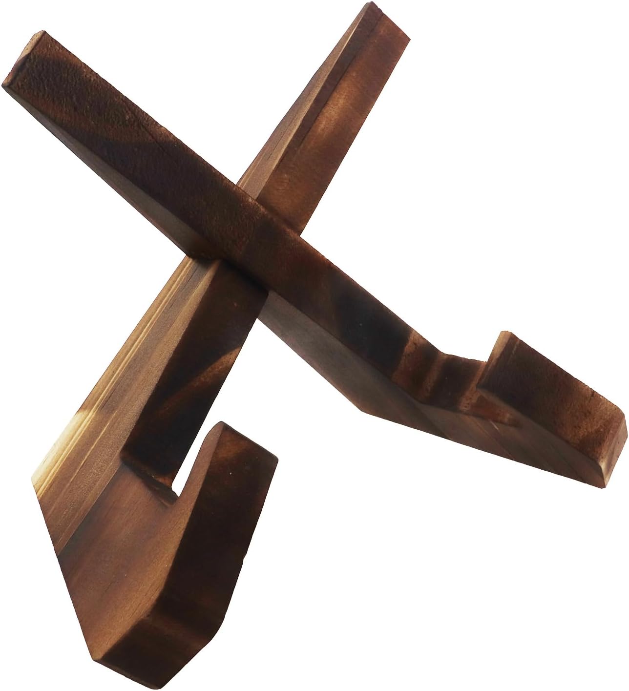 8.5x4.9x6.5inch Brown Wooden Recipe Holder Countertop Multifunctional Display Stand Kitchen Decorative Ornaments