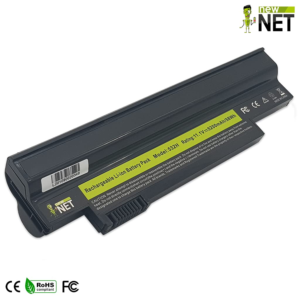Batteria New Net 5200mAh Per Acer Aspire One 532 E Packard Bell Dot S, UM09G31 LC.BTP00.117, Sostituto Originale, Alta Capacità