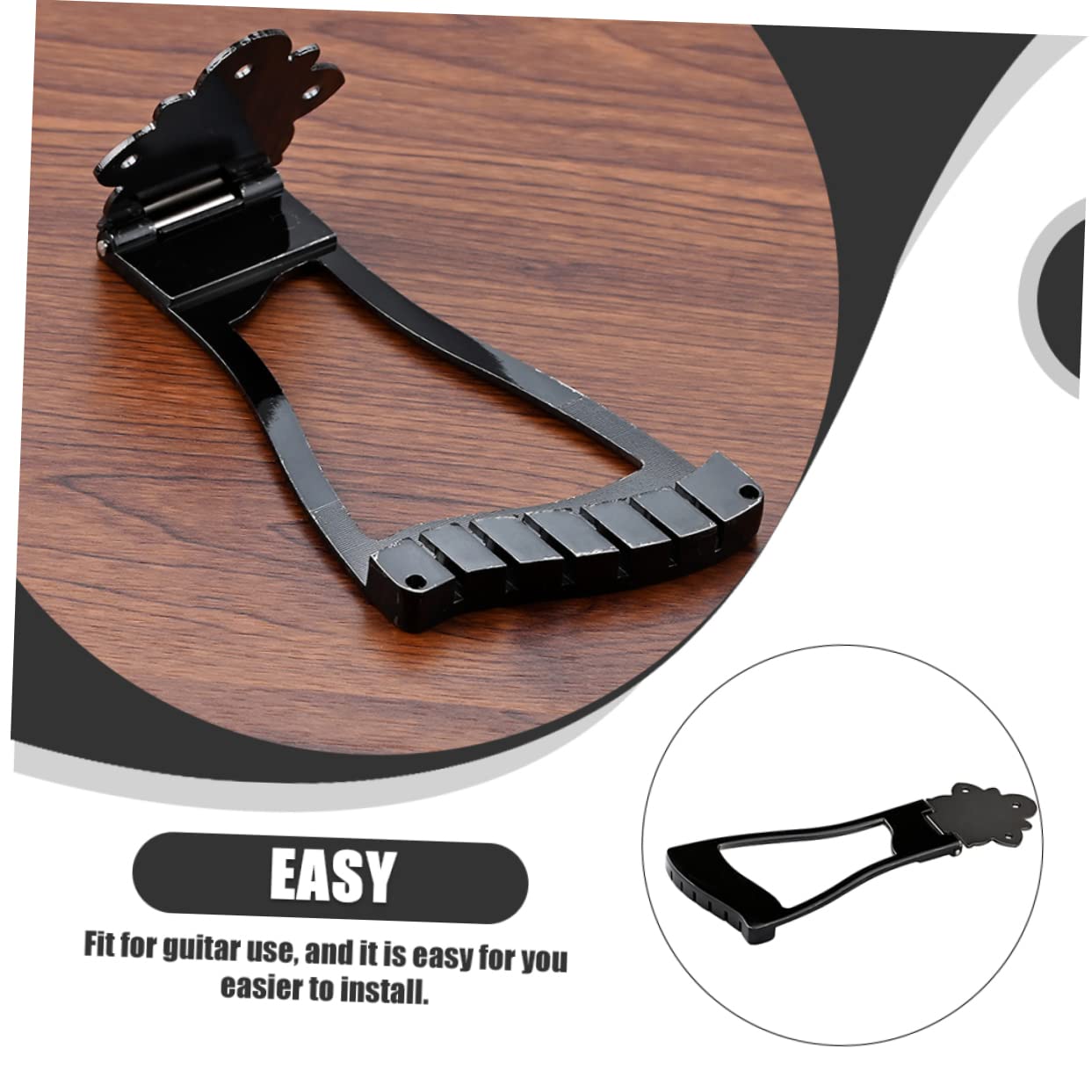 Parliky Metal Guitar Tailpiece Guitar Drawing String Board Easy Install Disassemble for Guitar Supply