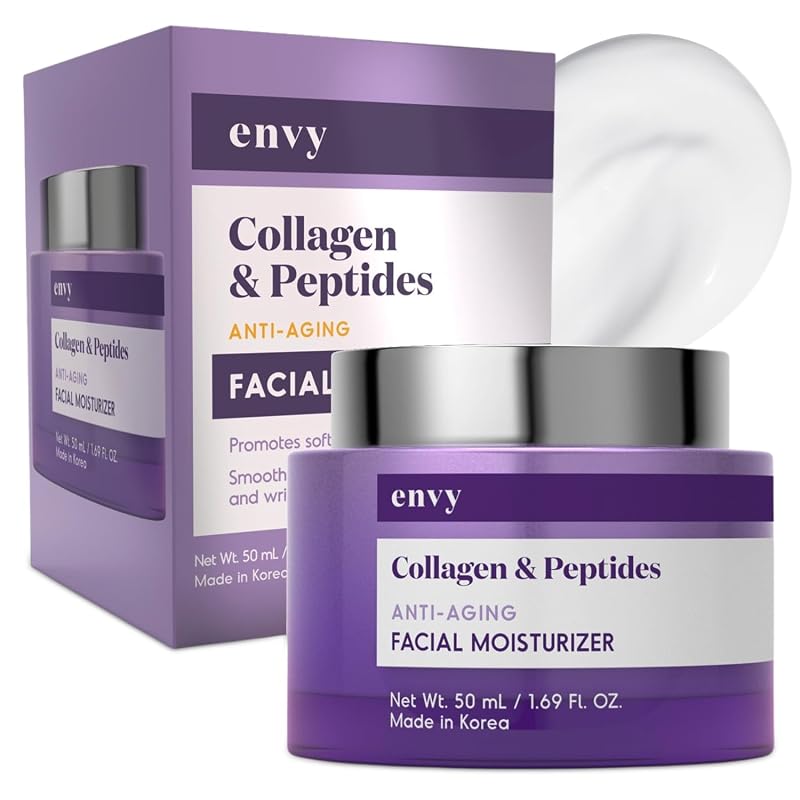 Envy Creme Hidratante Facial com Colágeno e Peptídeos, 50 mL