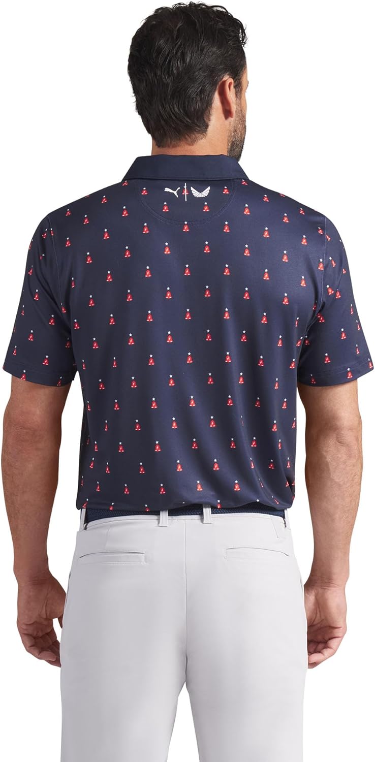 PUMA Mens X Volition Liberty Golf Polo - Image 2