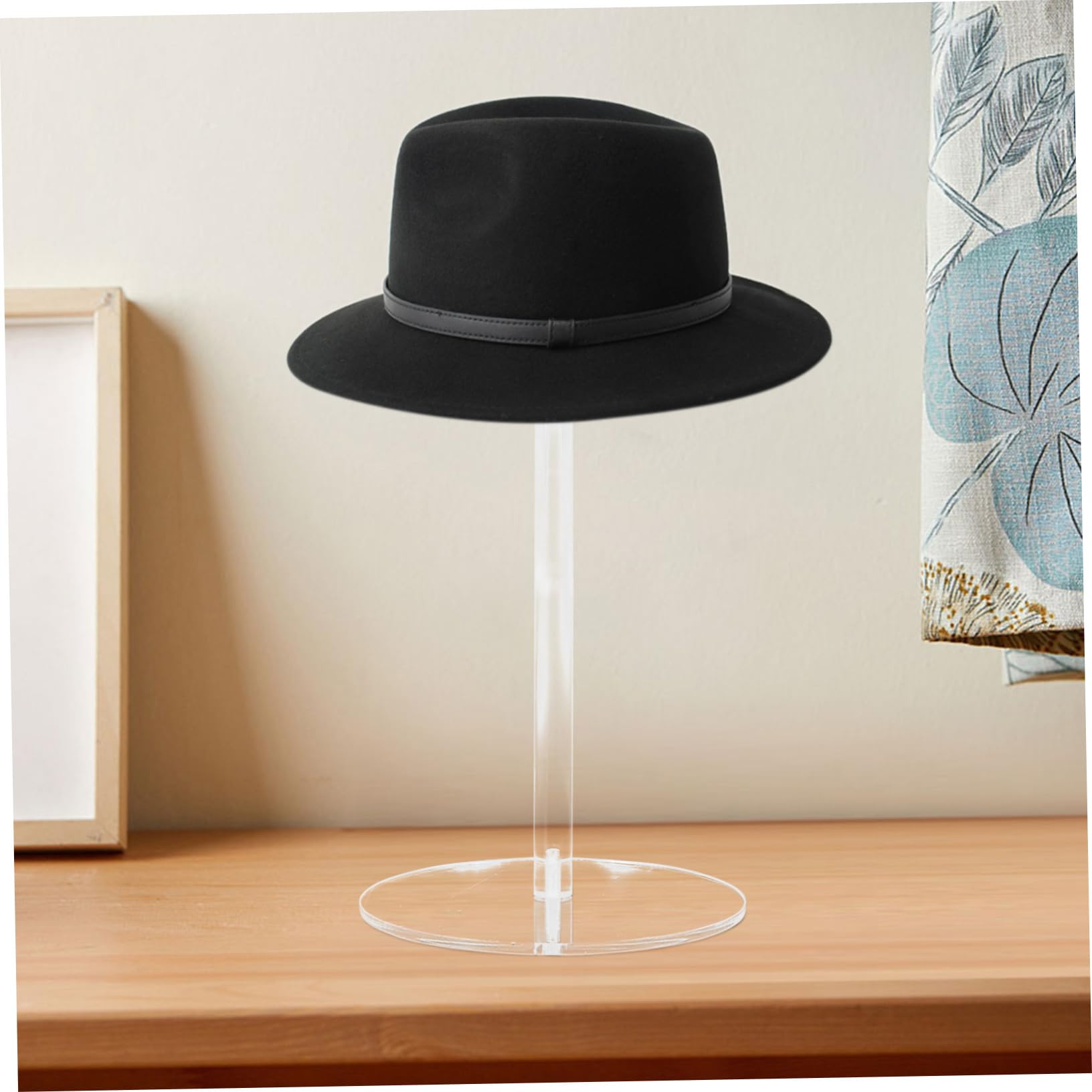 Amosfun 3 Pz Appendiabiti Trasparente Espositore Per Cappellini Gancio Per Cuffie Da Tavolo Portacappelli Trasparente Supporto Per Caschi Supporti Per Cappelli Trasparenti Acrilico