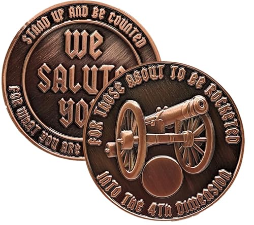 for Those About to Be Rocketed AA Medallion We Salute You...Includes Gift Box...All Years