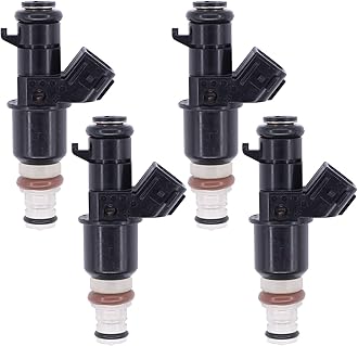 NewYall Pack of 4 Fuel Injector for Honda CR-V 2.4L 2005-2009, Accord 2.4L 2003-2007, Civic 2.0L 2006-2011, Acura RSX 2.0L 2004-2006