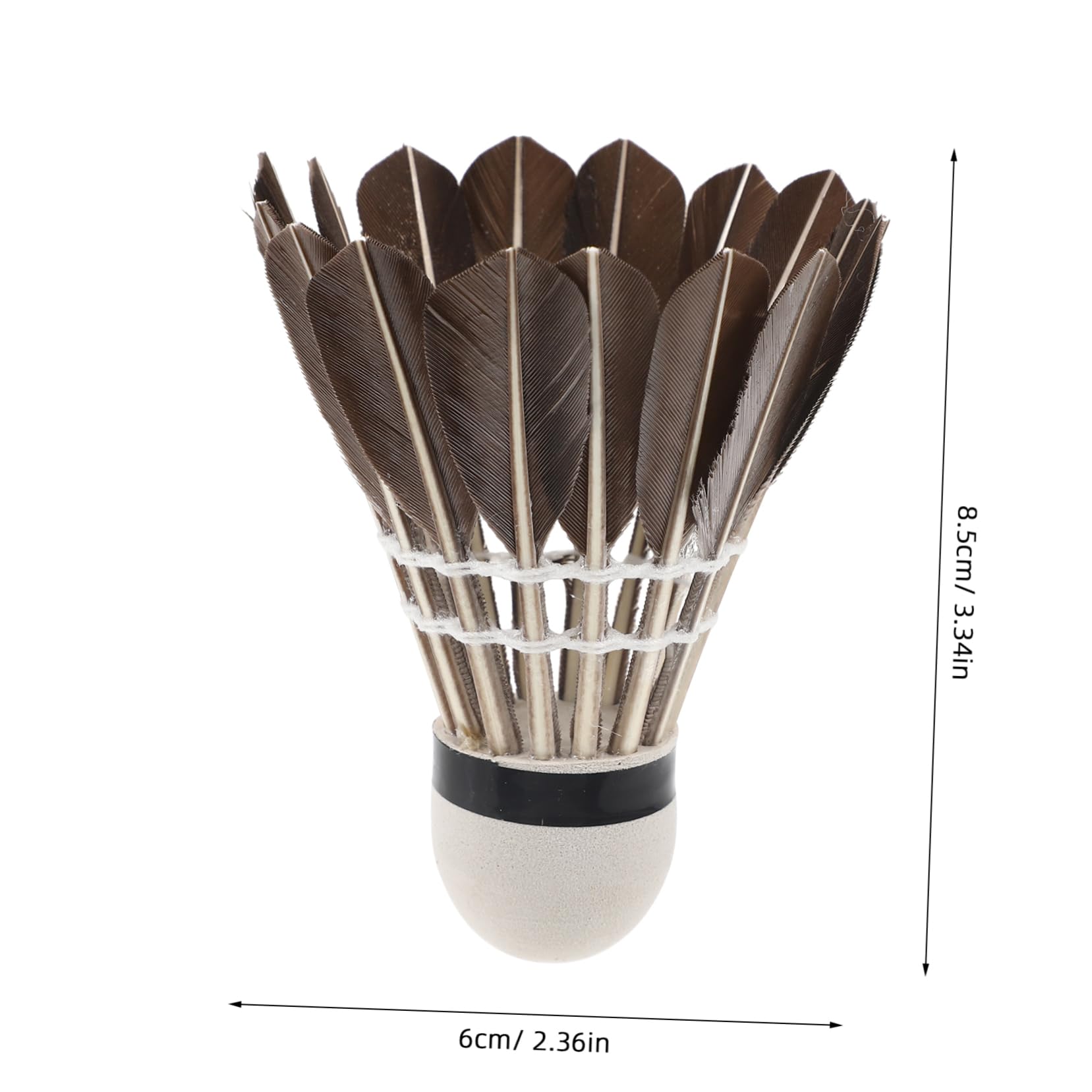 GANAZONO Badminton Shuttlecocks Set for Boys and Girls 6pcs Training Shuttlecocks for Sports