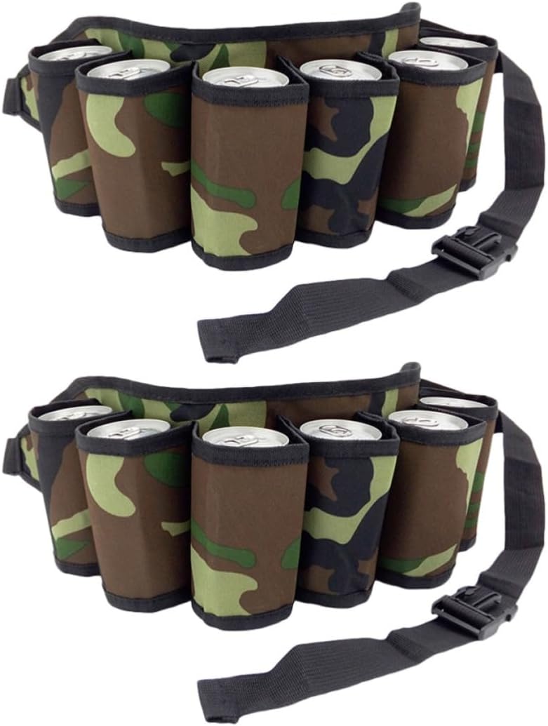 2 Pcs Beer Belt Storage Bag for Climbing, Capacity, Oxford