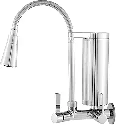Torneira Gourmet Com Filtro Para Cozinha Parede Cromada