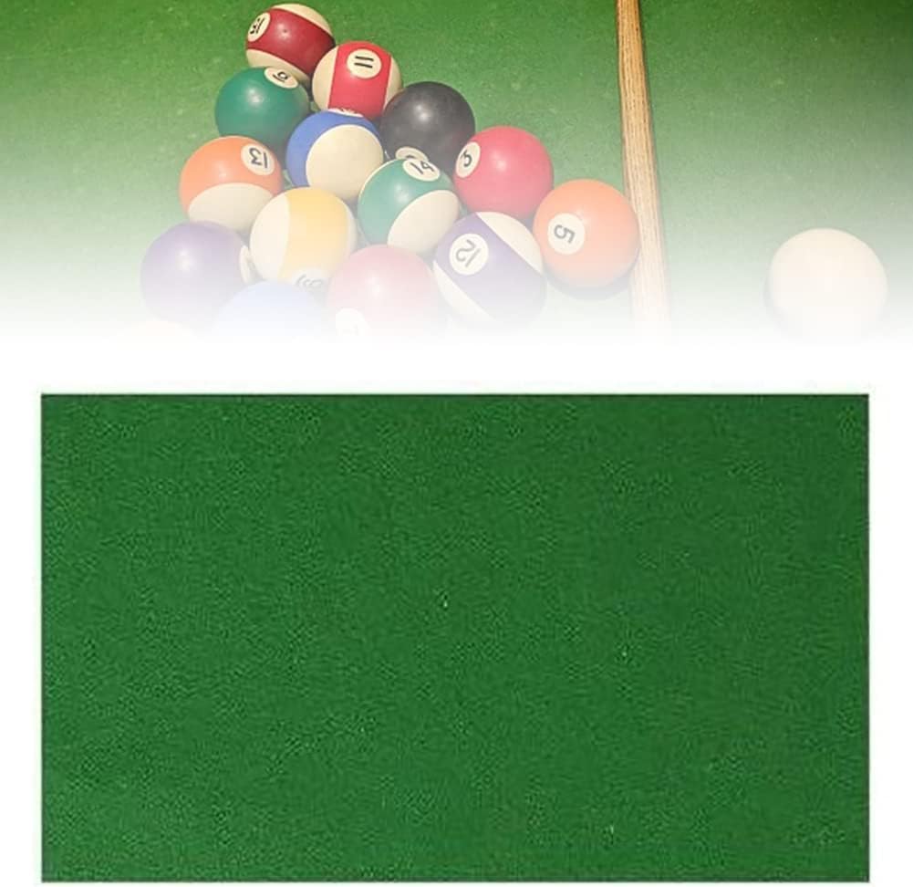 Drap de table de snooker en feutre de billard vert 7ft