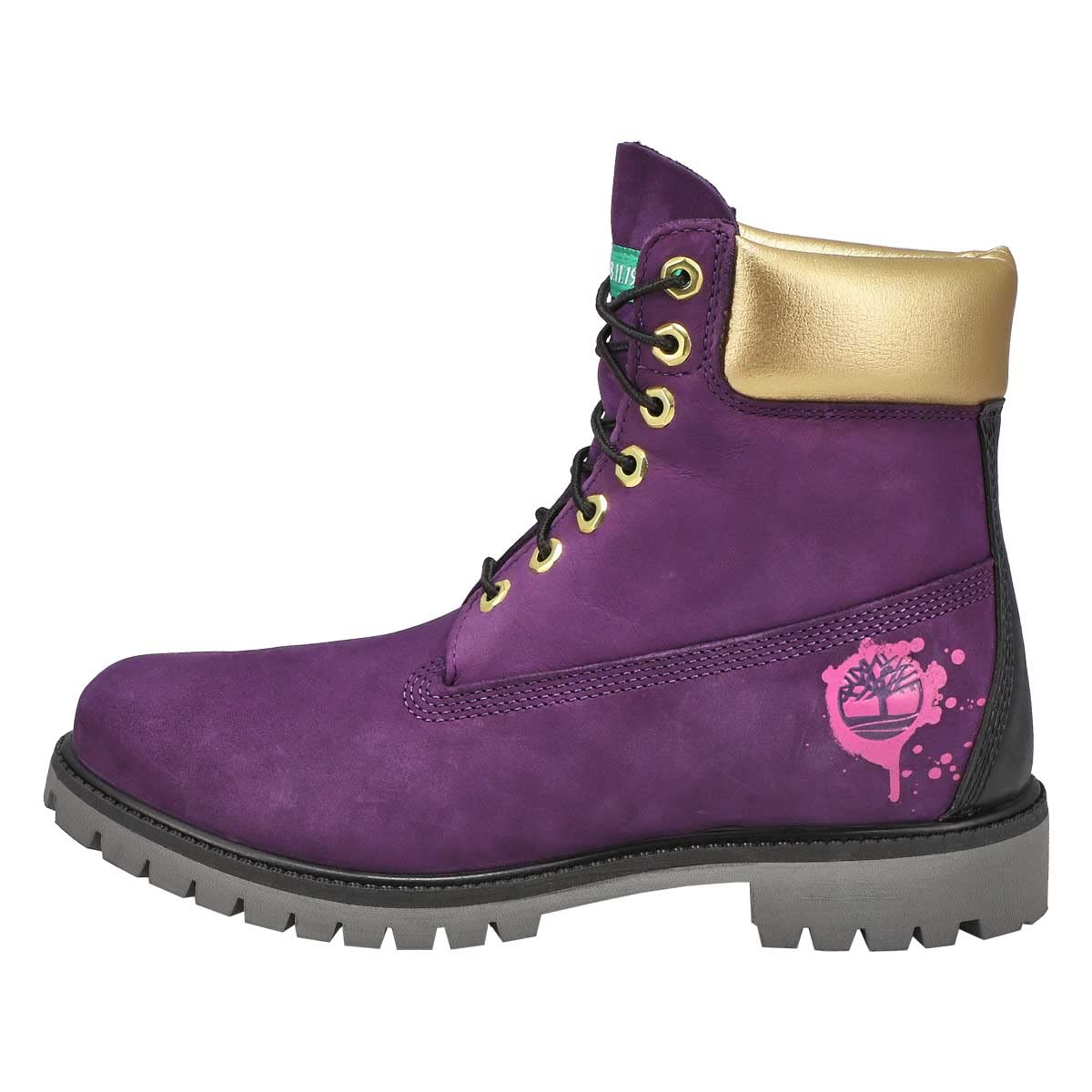 Timberland Premium 6 inch Mens Boots (Purple), 8