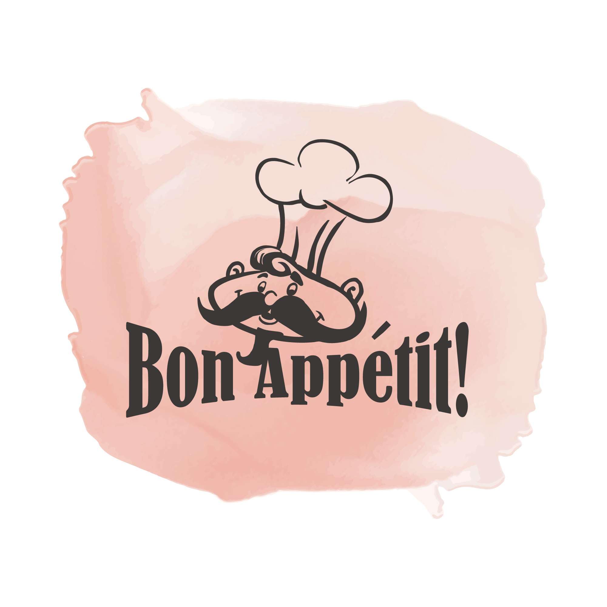 Kitchen Dining Food Quote Lettering Vinyl Decor Home Wall Decoration Stylish Home Kitchen Bon Appetit! - Size: 40 in x 36 in