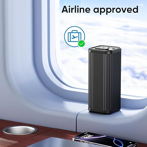 Miniatura 4 de Banco de energía para portátil con salida de CA, estación de energía portátil de 27000 mAh, banco de energía de 100 W, tipo C, PD de 65 W, carga