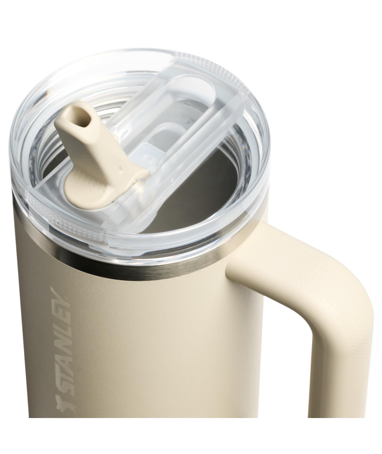Stanley Quencher ProTour 414 Ml - Gobelet Isotherme Acier Inox Avec Poignée Et Paille Intégrée - Couvercle Anti-Fuite