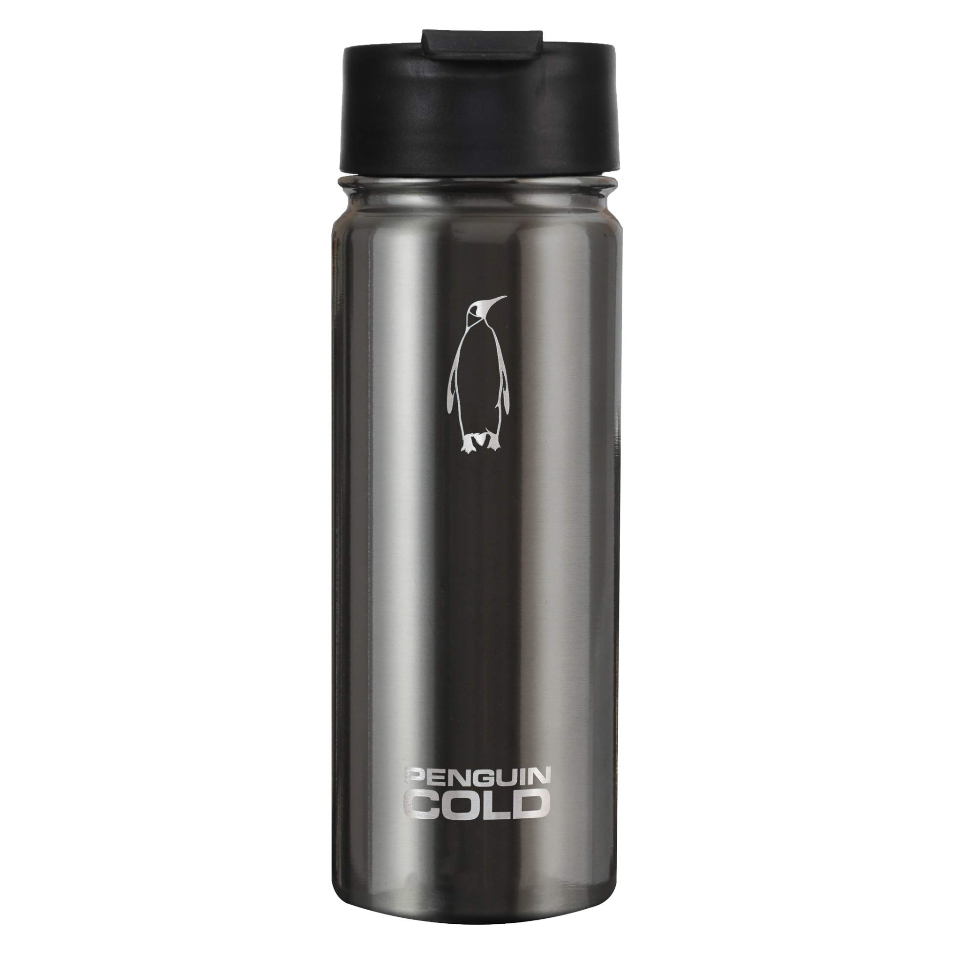 Insulated Water Bottle | 18oz Wide Mouth Stainless Steel Water Bottle | Coffee to Go, BPA-Free, Double-Wall Vacuum Insulated, 18/8 Stainless Steel
