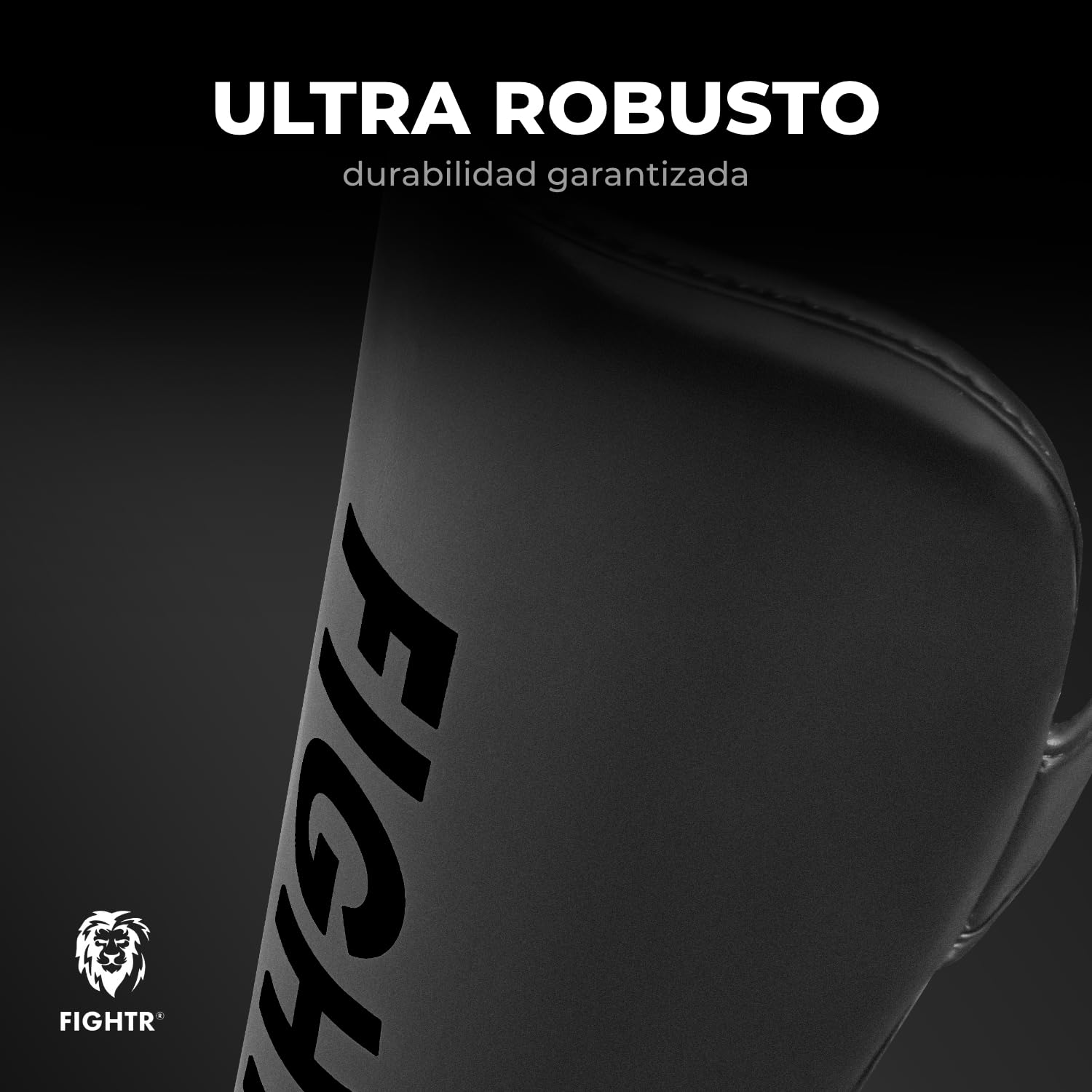 FIGHTR® Espinilleras con Ajuste Acolchado Ideal | Espinilleras Gruesas para Kick Boxing, MMA, Muay Thai y Otras Artes Marciales