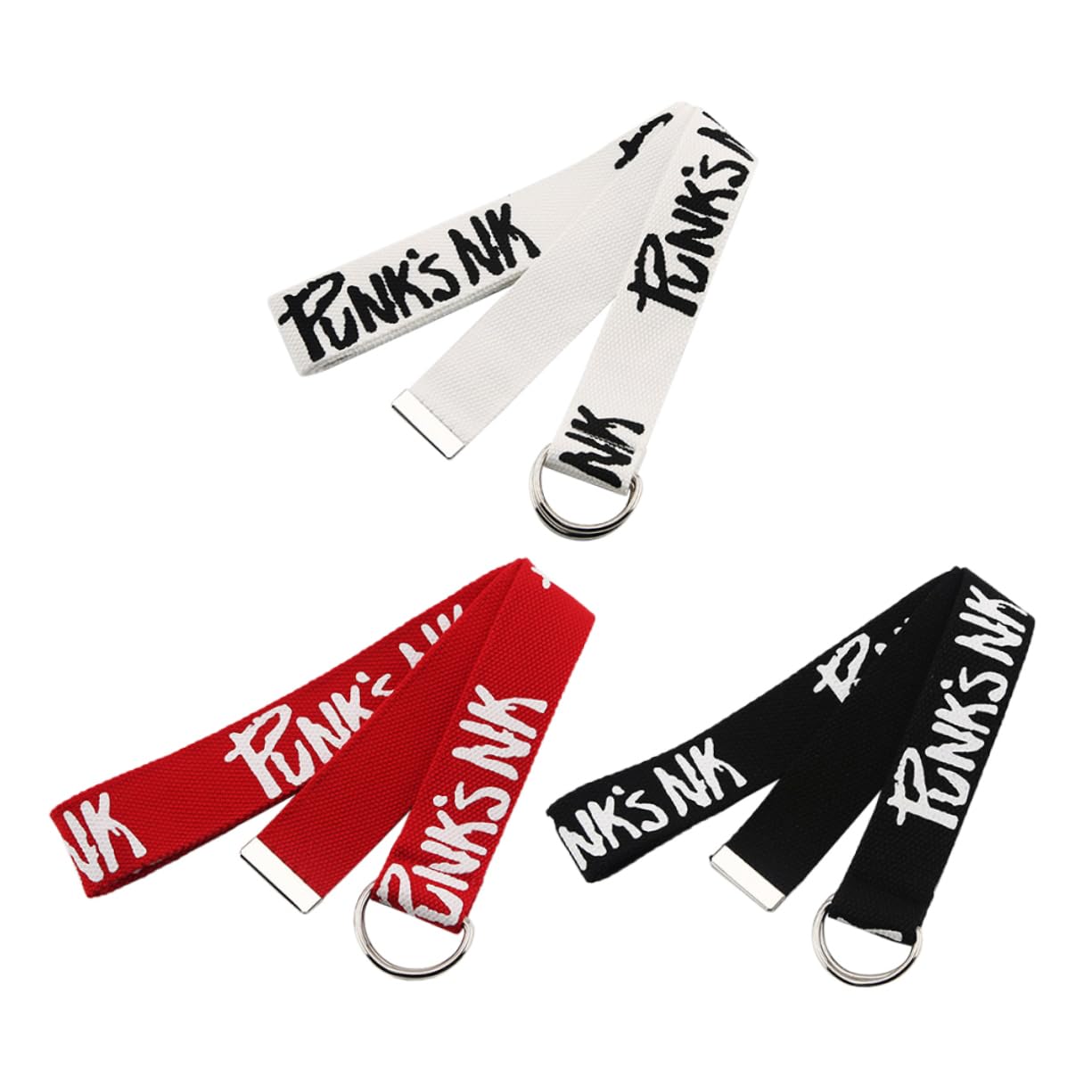 PACKOVE 3pcs Canvas Belts for Women Waist Belts and Webbing for Jeans and Pants Stylish and Comfortable Fashion Accessory