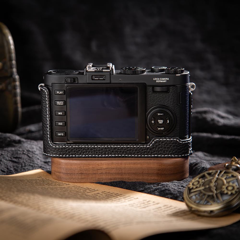 Amazon.co.jp: DBZZ 本革製ハーフケース, モカブラウン Nikon DF用