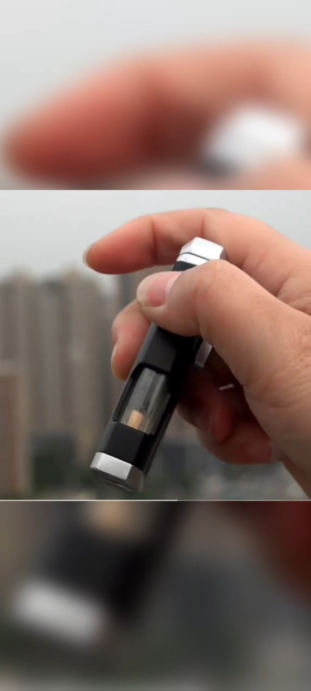 Encendedor antorcha recargable a butano triple llama miniatura 7