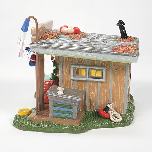 Miniatura 6 de Department 56 Snow Village Xmas Vac Venta de la tienda de cebos Edificio ligero