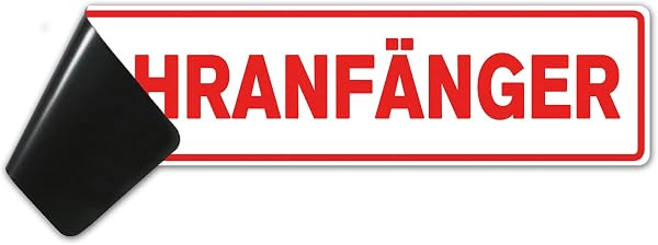 Fahranfänger Hochwertiges Magnetschild als 32x8cm Magnetfolie Warntafel Schild mit UV- Schutz von STROBO - 1