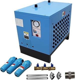 35CFM Refrigerated Air Dryer Compressed Air Dryer Refrigerated Type 220V 600W Inlet and Outlet Ports Size 1" G for 7.5HP Air Compressor
