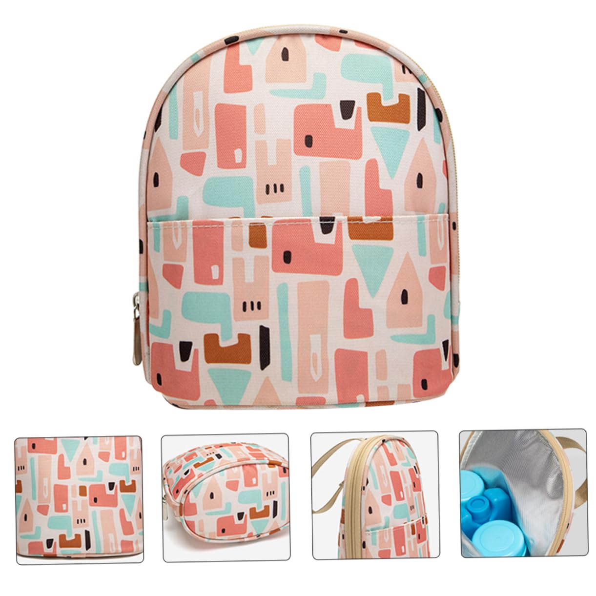 UPKOCH 2piezas Bolsa Térmica Portátil para Biberones Aislamiento para Mantener Leche Materna para y Diseño y Rosa