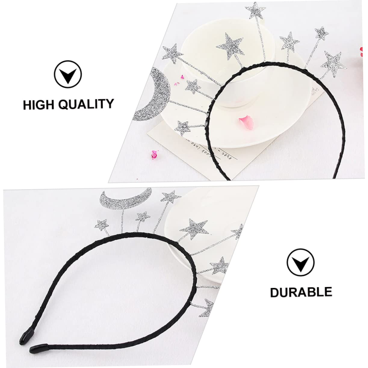 PLAFOPE Cerchietti Per Da Bambina Con Design A Stella Set Di Copricapi Delicati Per Feste Da Donna