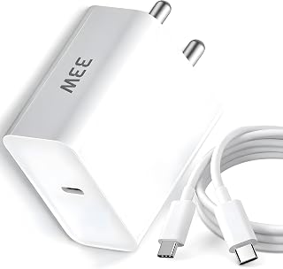 33W Type-C Power Fast Charger Adapter with Cable Compatible for CMF 1 | Nothing 2a Plus | 2a | 2, 1 | Wall Android Chargin Price In India