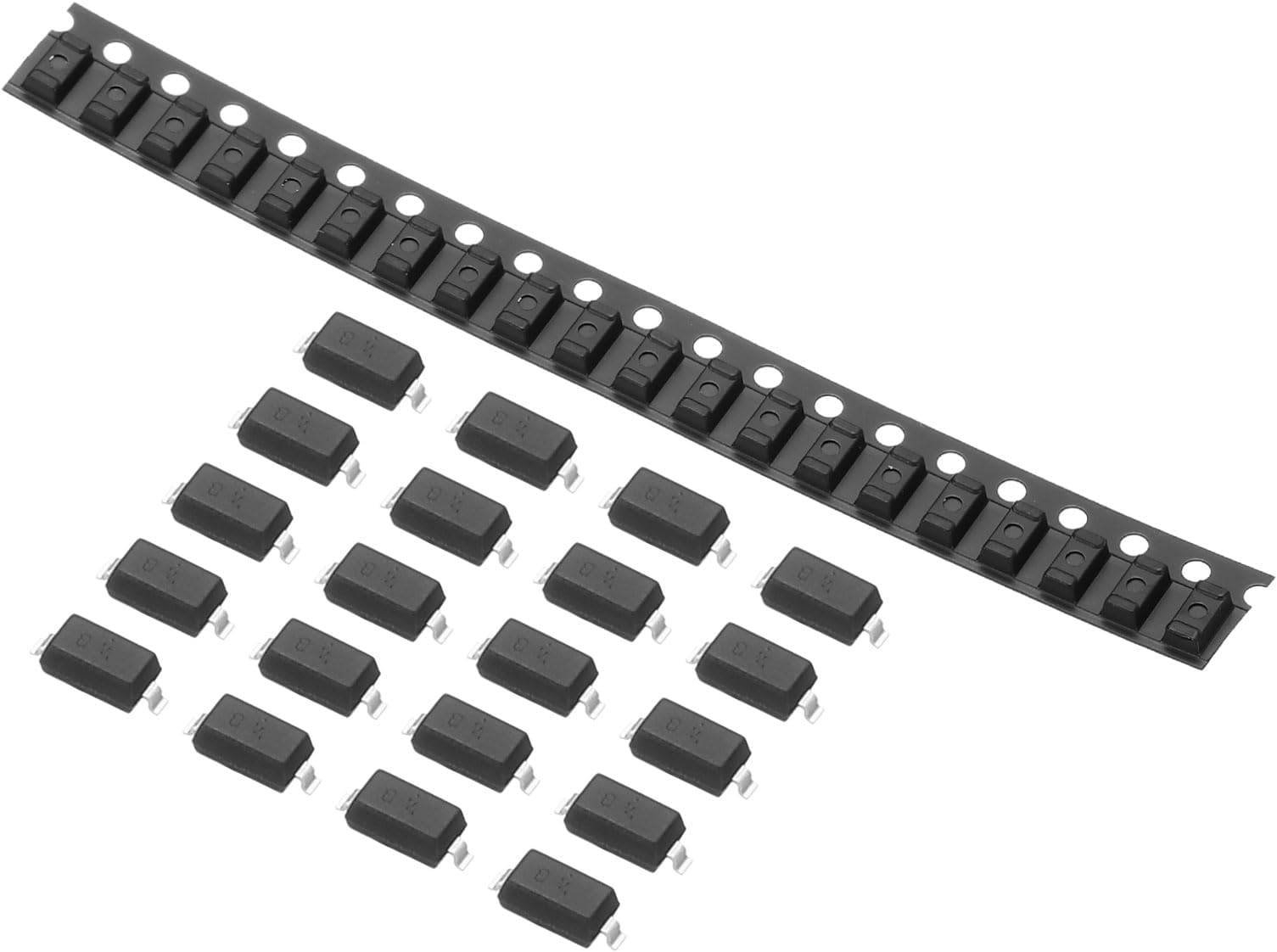 PATIKIL Zener Diode Assorted Kit, 20 Pcs 0.35W Surface Mount Diode 12V SOD-123 for Production, Experiments