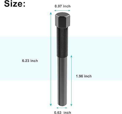 Miniatura 5 de 10L0L Herramienta de extracción de pernos de embrague de accionamiento de carrito de golf para EZGO 4 ciclos 1994 en adelante y 2 ciclos 1971-1993,
