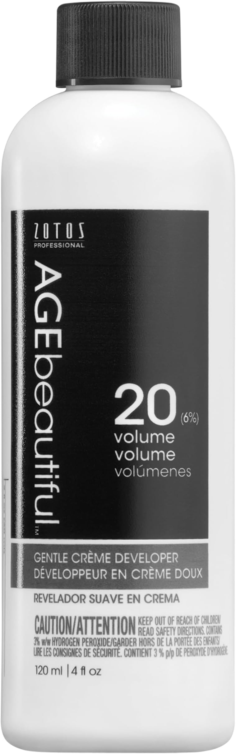 AGE beautiful Gentle Creme Hair Developers | For Permanent Hair Color Dyes, Toners, Lighteners | Professional Salon Coloring | Long Lasting Haircolor for Gray Coverage