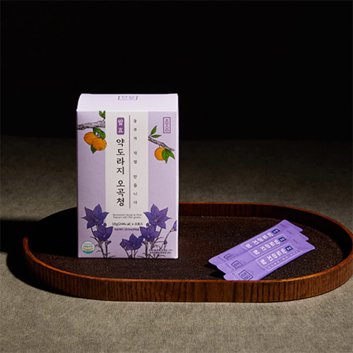 Minecook Fermented Balloon Flower Root & Pear Extract with Five Grains (10g X30ea) Korean Herbs Doraji Bellflower Root Tea Extracts 도라지청