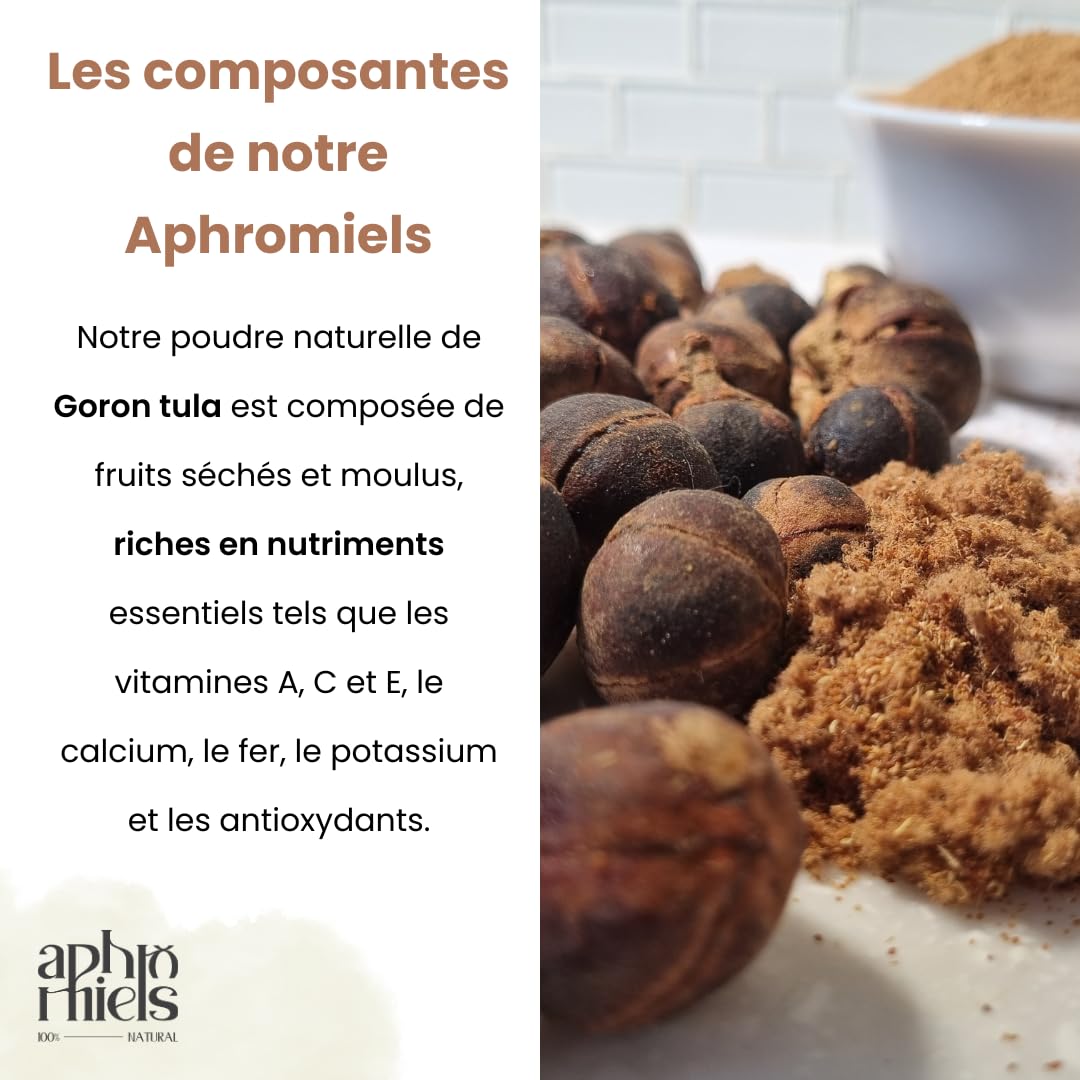 Poudre de Goron Tula 100 grammes | Boostez Votre Vitalité Sexuelle avec un Aphrodisiaque Puissant et Naturel | Sans Graines pour une Pureté Maximale