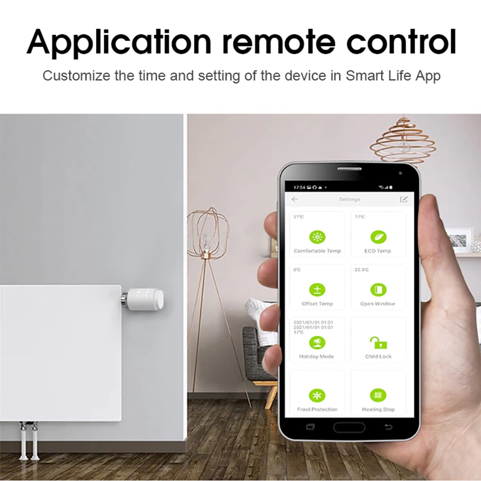 Zigbee eTRV Heizkörperthermostat, intelligentes Ventil