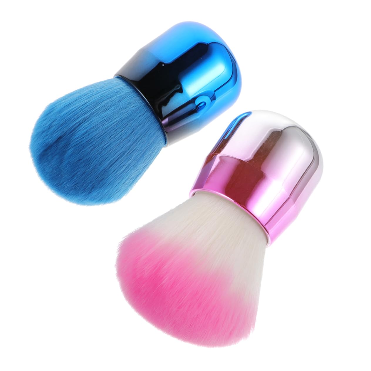 SOESFOUFU Artificial Fiber Brush Head Blush Makeup Brush Flat Travel Makeup Loose Powder Tool Ideal Women