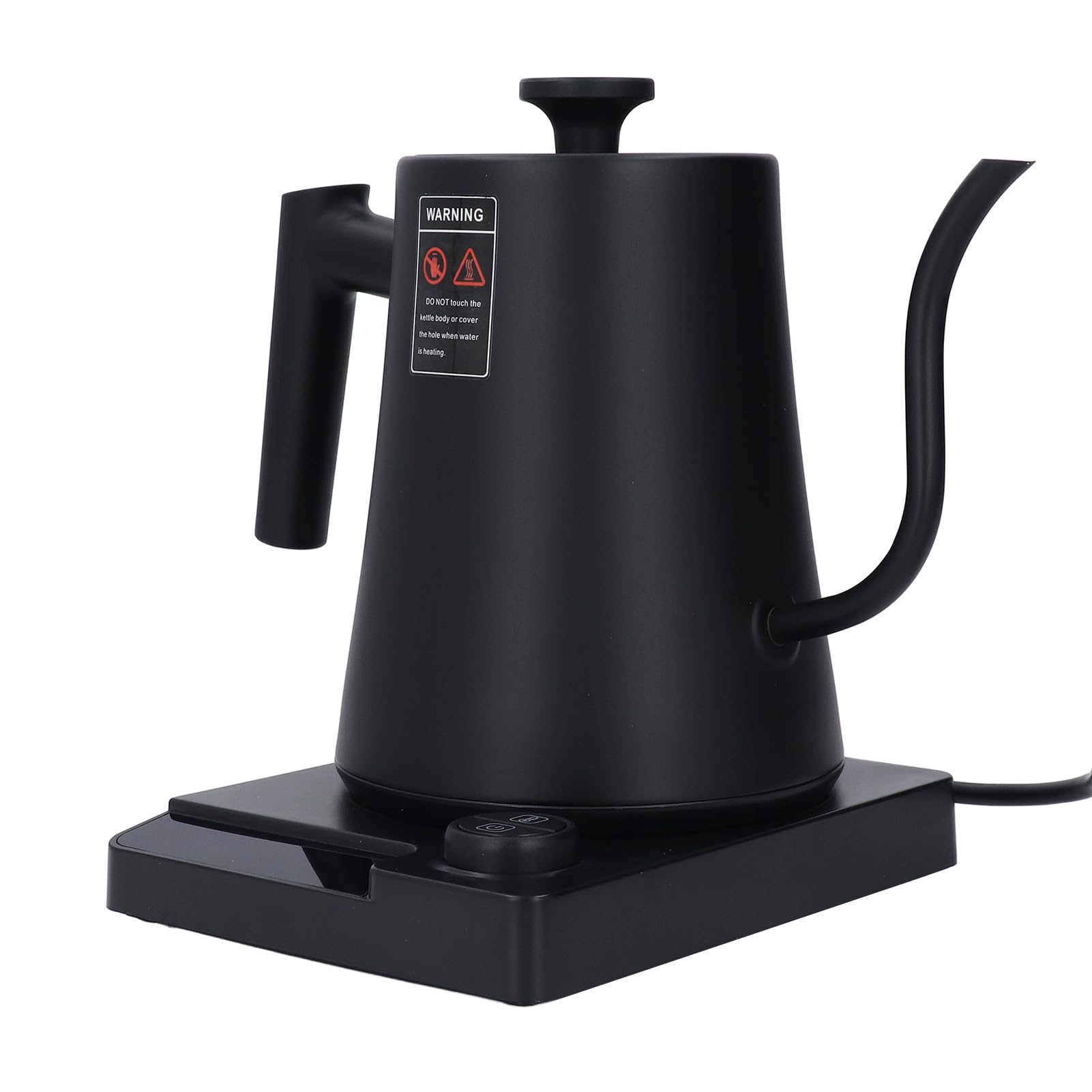 Dioche Hervidor Eléctrico con Cuello de Cisne de Acero Inoxidable, 1200 W, Calentamiento Rápido, Control Preciso de Temperatura, Pantalla LCD, Ergonómico, Perfecto para (Enchufe europeo 220V)