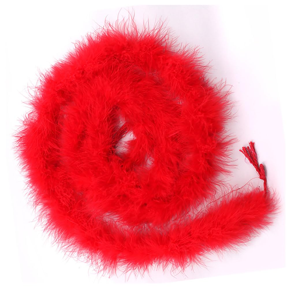 Boa à Plumes Naturelles 200 Cm - Écharpe à Coudre Arc-en-Ciel | Pour Costume, Carnaval, Fête - Yurosiay