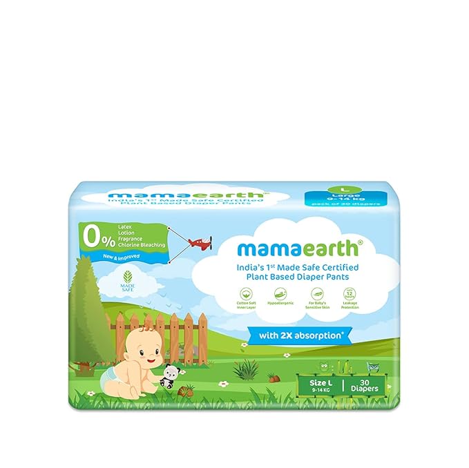 Buy Mamaearth Plant Based Diaper Pants (Size L 914 kg) (30 Diapers