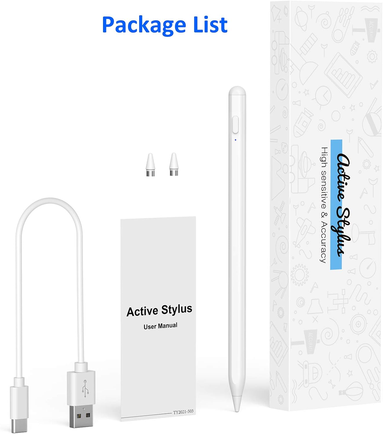 Blасk Frіdау - 60% оƒƒ Active Stylus Pen for Android & iOS, Fine Point Stylus for Touchscreen Compatible with iPhone/ iPad/Pro/ Mini/Samsung /Other Tables & Smart Phone Stylus Suреr Brаndѕ Active Stylus Pen for Android & iOS, Fine Point Stylus for Touchscreen Compatible with iPhone/ iPad/Pro/ Mini/Samsung /Other Tables & Smart Phone Stylus