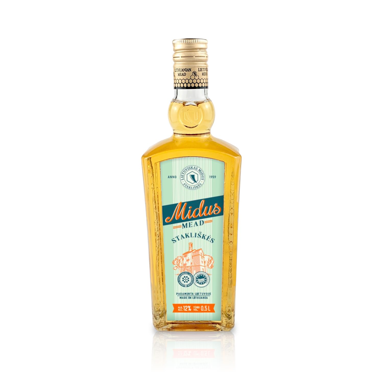 Amazon.co.jp: スタクリシュケス 12% 500ml ミード 蜂蜜酒 リトアニア