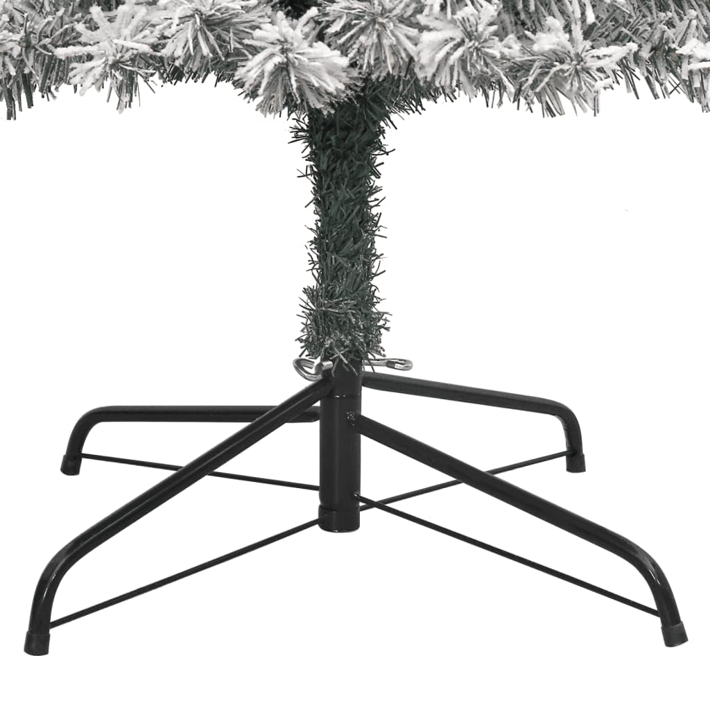 Árbol de Navidad artificial delgado 300 cm PVC Nevado