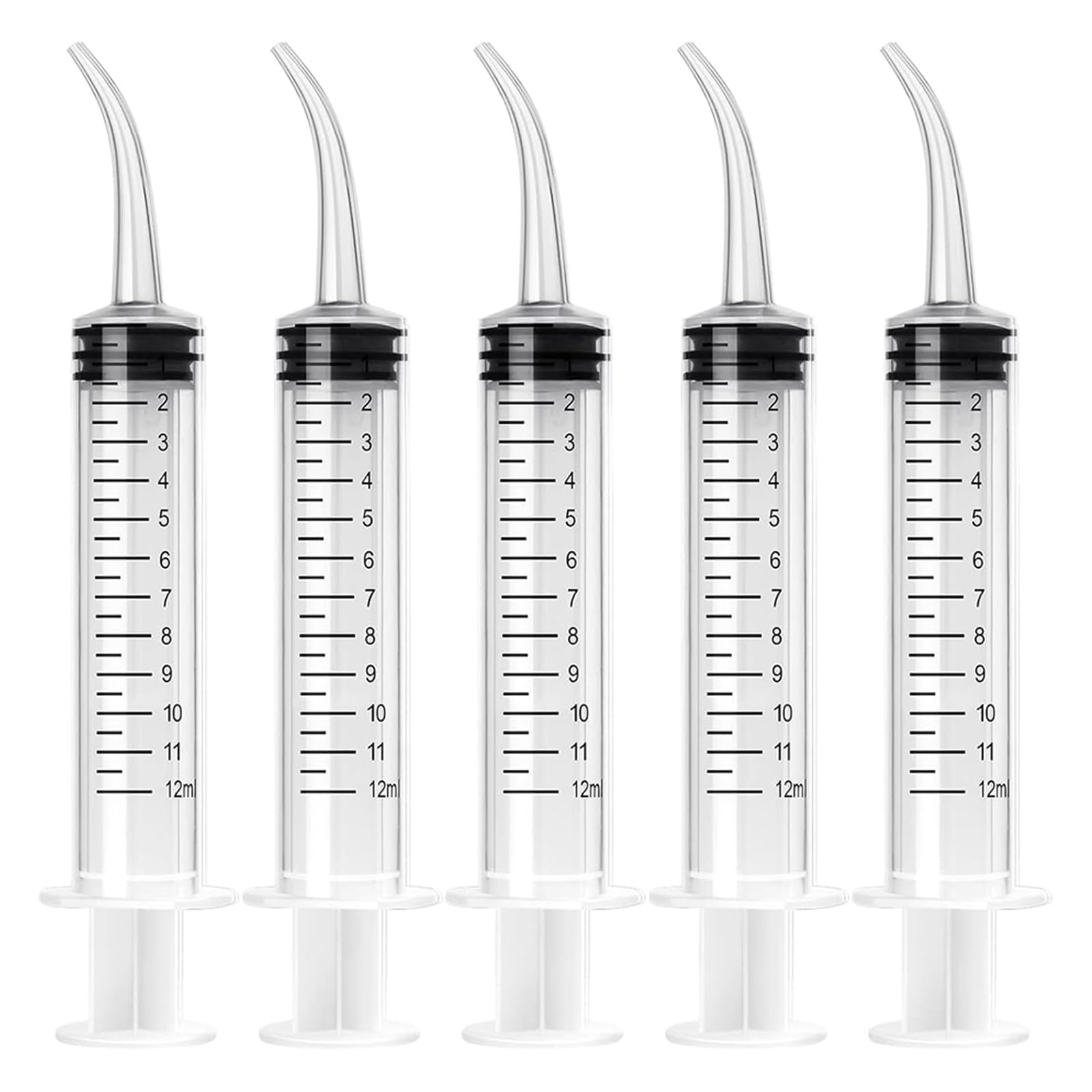 5 Pack Injection Syringe, Hand Feeding Syringe for Birds and Small Pets, 12ml Capacity Syringe Pump for Safe Medication and Nutrition Delivery-image-30