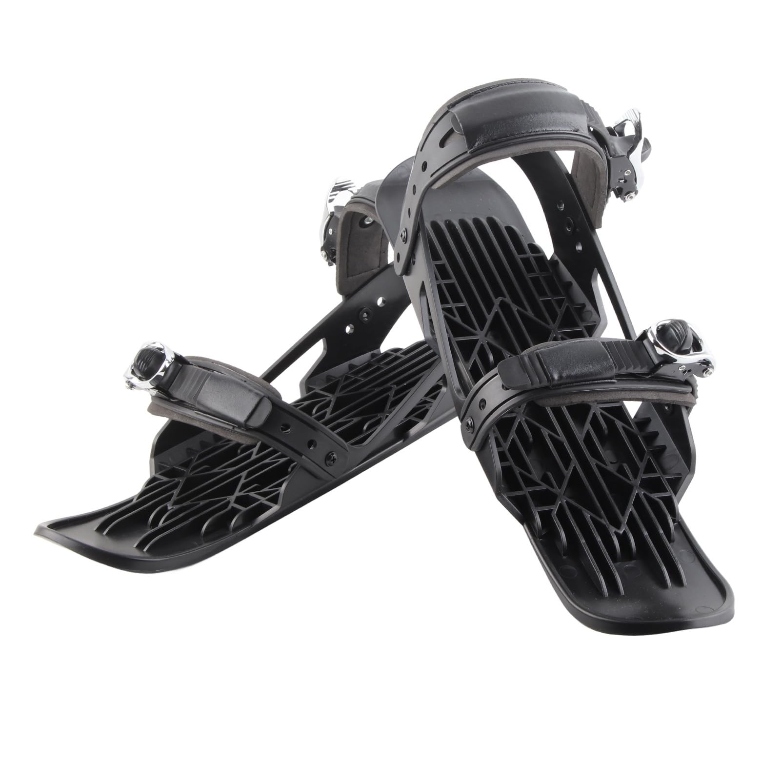 Pattini da sci da neve, 1 paio di paia mini sci corto skateboard skateboard snowlades bindings skates per ghiaccio regolabili per sport all'aperto invernale