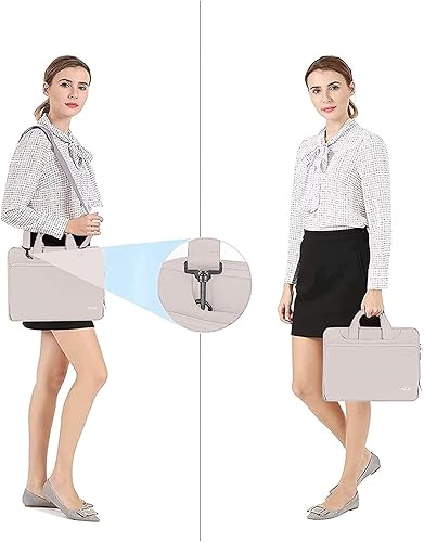 Miniatura 5 de MOSISO 360 - Bolsa de hombro protectora para laptop compatible con MacBook AirPro, portátil de 13-13.3 pulgadas, compatible con MacBook Pro de 14
