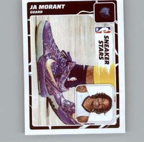 2022-23 Panini NBA Stickers #56 Ja Morant Sneaker Stars Memphis Grizzlies Official Thin Mini Sticker Trading Card