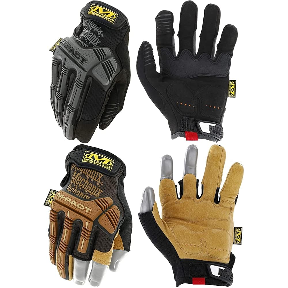 Mechanix Wear: M-Pact® Tactical Work Gloves (Small, Black) M