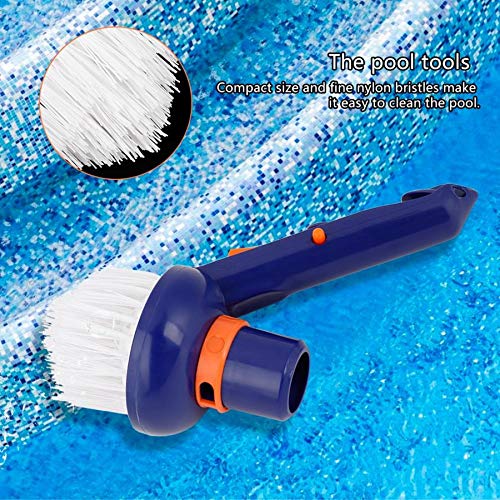 Escova de limpeza de nylon para piscina Lutun, escova de limpeza de nylon com ajustável para piscina