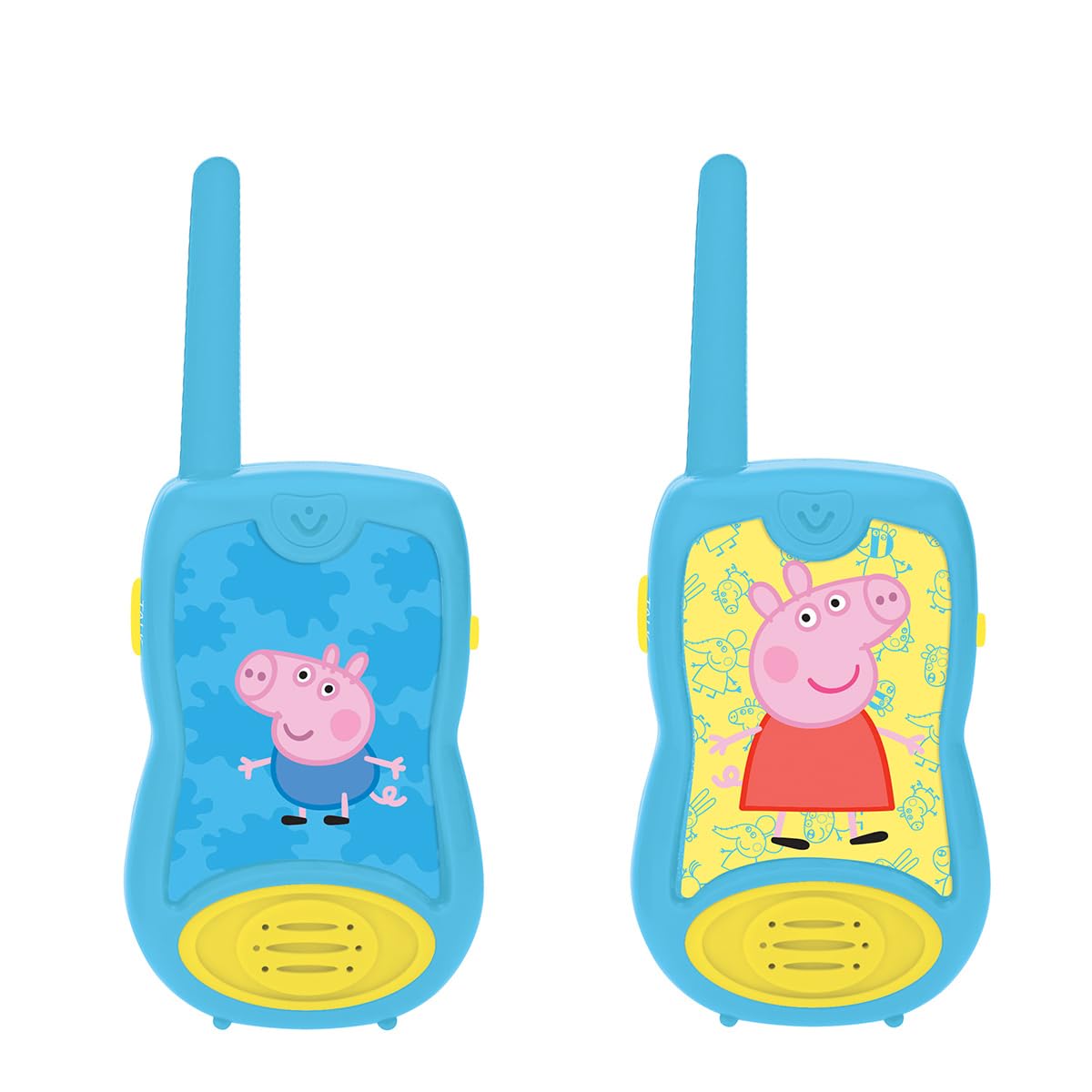 LEXIBOOK Peppa Pig Walkie-talkies, communication game for children, 2 channels, Belt clip for transport, Battery, Blue, TW12PPLXB
